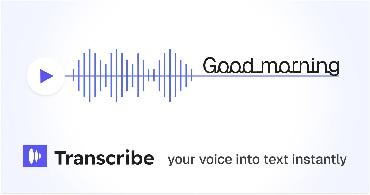 The picture transcribe.org shows when its homepage is shared